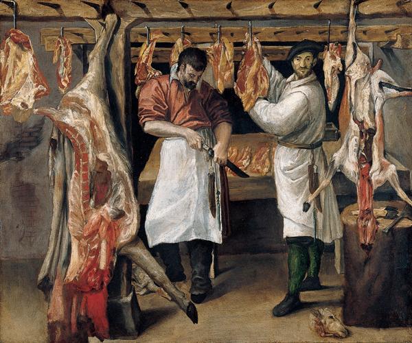 Annibale Carracci The Butchers Shop Sweden oil painting art